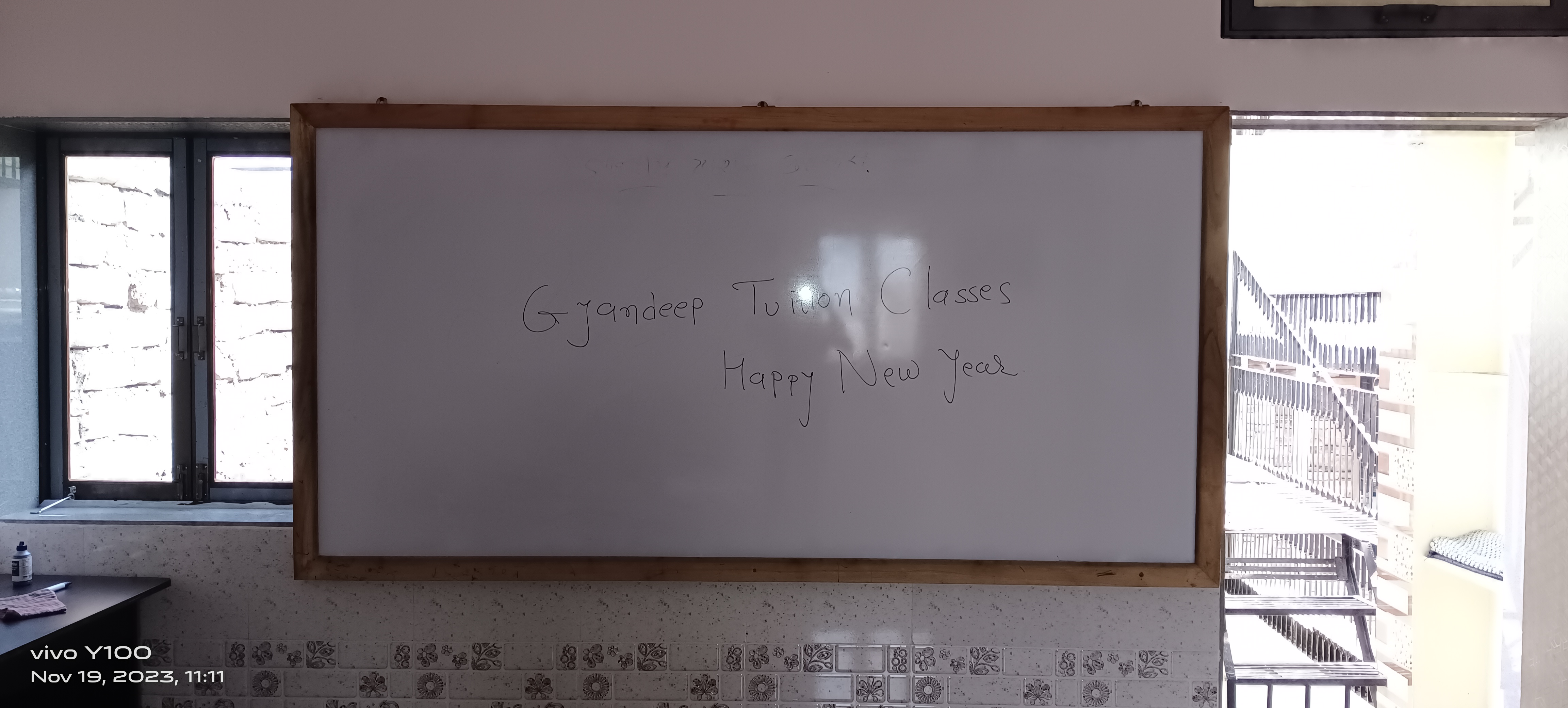 Well-equipped classroom with educational materials